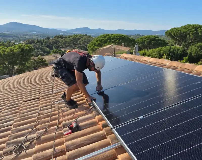 Installateur panneaux solaires Sainte-Maxime — pose photovoltaïque sur toiture