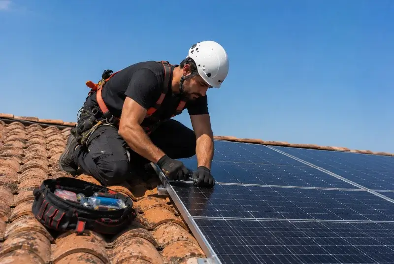 Maintenance et monitoring de panneaux solaires à Sainte-Maxime